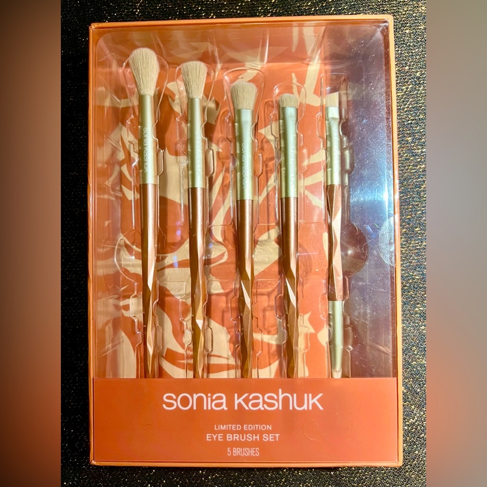 NIB Sonia Kashuk Limited Edition Complete Eye Makeup Collection Brush Set - 5pc